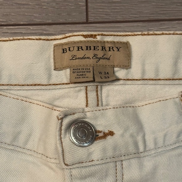 Burberry Cream Straight Men Jeans - Picture 7 of 8